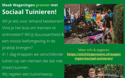 Sociaal tuinieren 25 maart & april, help je mee?