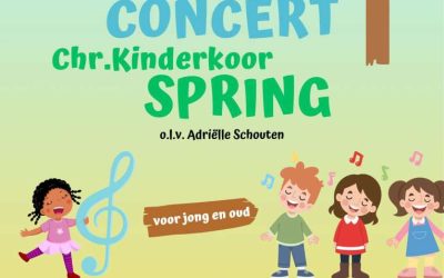 Concert Chr. Kinderkoor Spring op 20 april