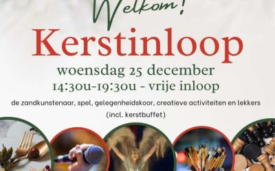 UItnodiging kerstinloop 25-12 ’s middags
