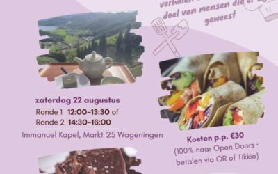High tea en filmavond voor Open Doors