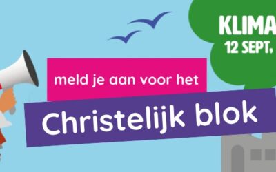 Herinnering: Christelijk blok klimaatmars 12 september